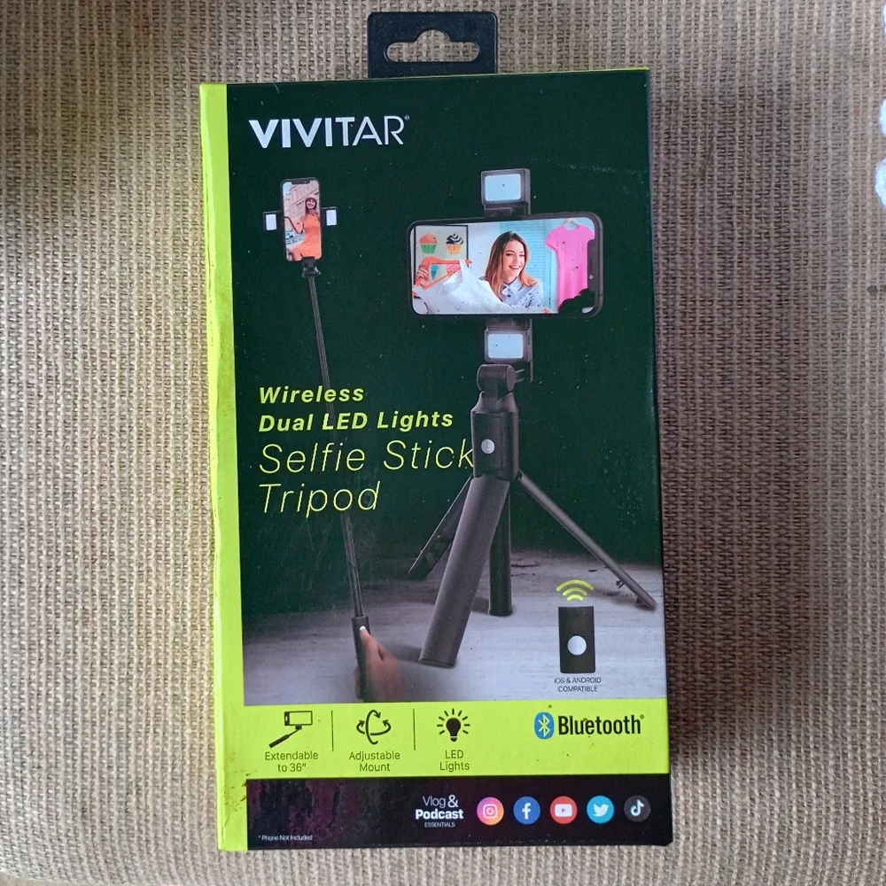 Dual Selfie Stick and Tripod